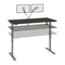 Bestar Bestar Upstand 60W x 30D Standing Desk with Dual Monitor Arm in deep grey 175870-000032 - alternate 2